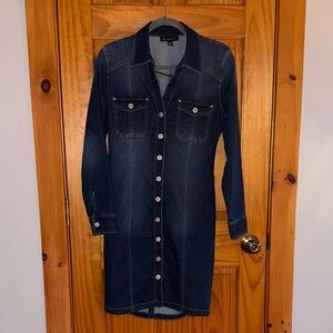 INC International Concepts Indigo Denim Dress